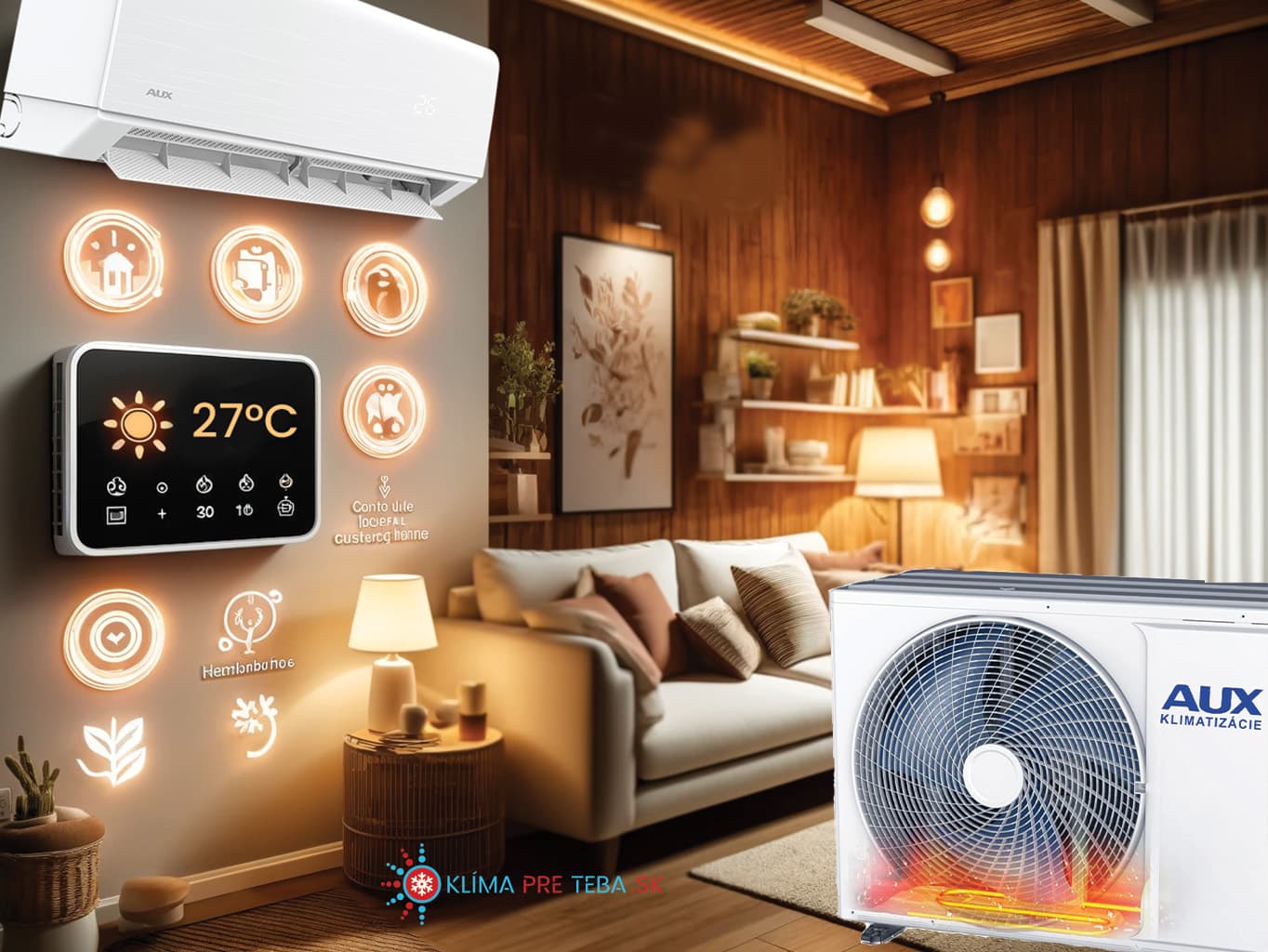 AUX_C-Smart vyhrievana vanicka 2 sk